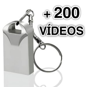 Pen Drive com +200 Videoclipes