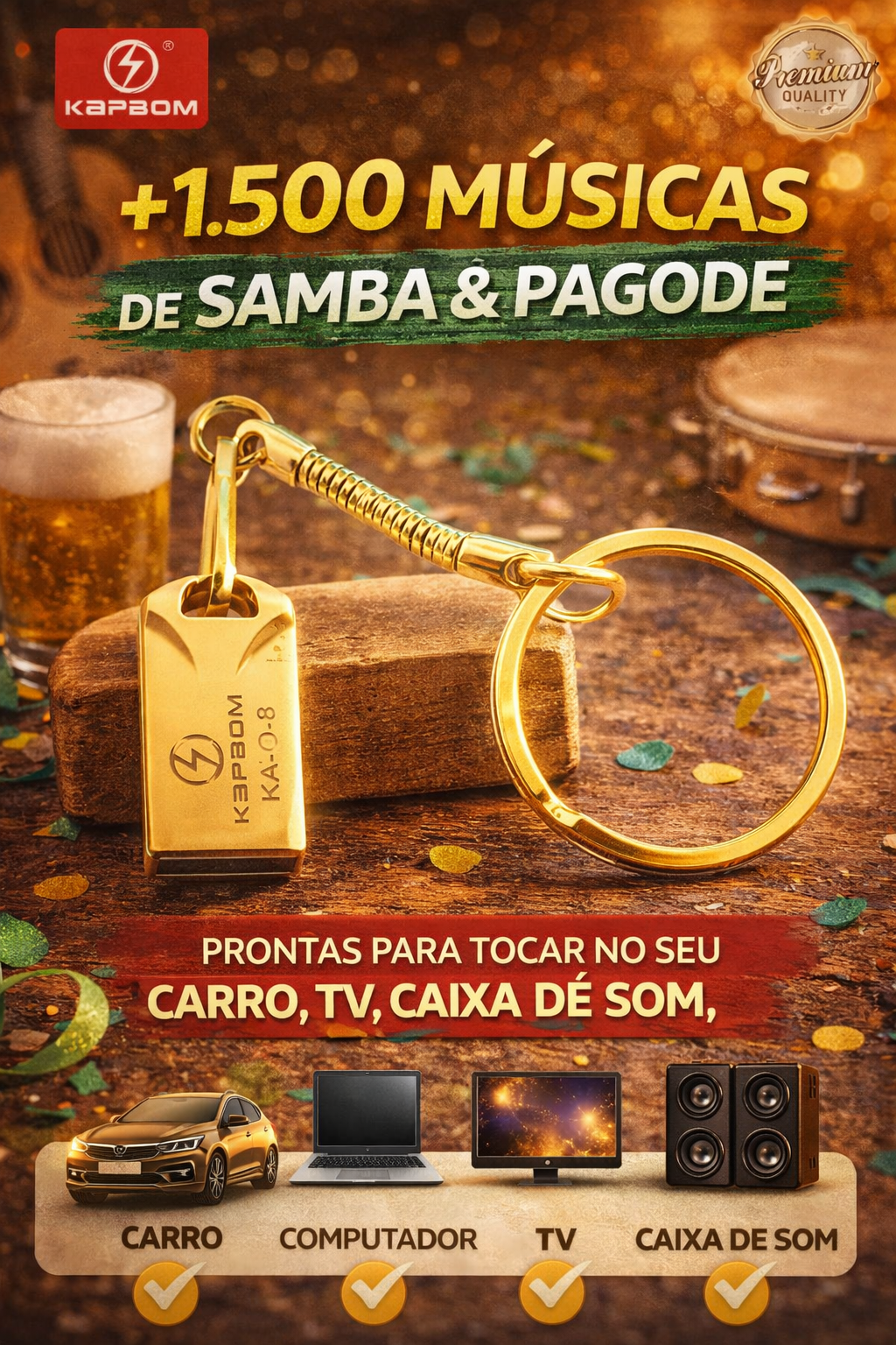 +1.500 músicas samba e pagode
